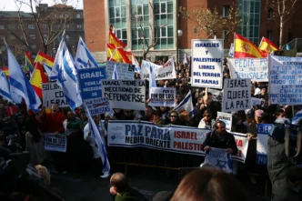 Protesta: España condena genocidio Gaza