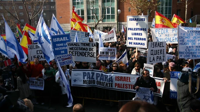 Protesta: España condena genocidio Gaza