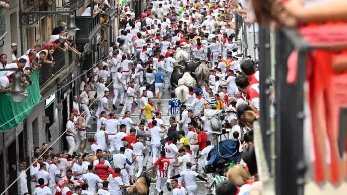 Sanfermines 2025 Chupinazo Palestina