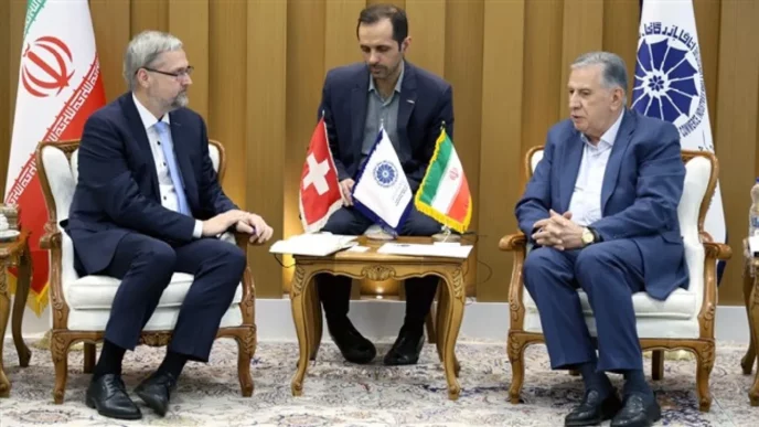 reunión entre autoridades de Irán y Suiza